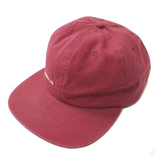 バル(BAL)のBAL バル WASHED COTTON 6-PANEL HAT ウォッシュドコットン6パネルキャップ ONE SIZE レッド Balorg 帽子【中古】【BAL】(キャップ)