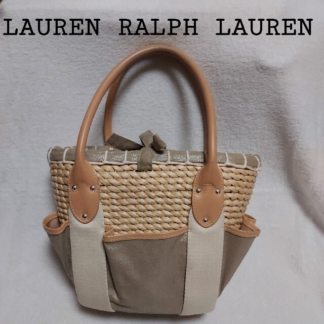 Ralph Lauren - 美品☆ ローレンラルフローレン かごバッグ Ralph Lauren - 美品☆ ローレンラルフローレン かごバッグ