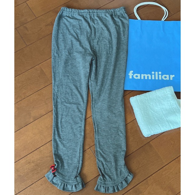 familiar(ファミリア)のUSED familiar レギンス　150 ファミリア　 キッズ/ベビー/マタニティのキッズ服女の子用(90cm~)(パンツ/スパッツ)の商品写真