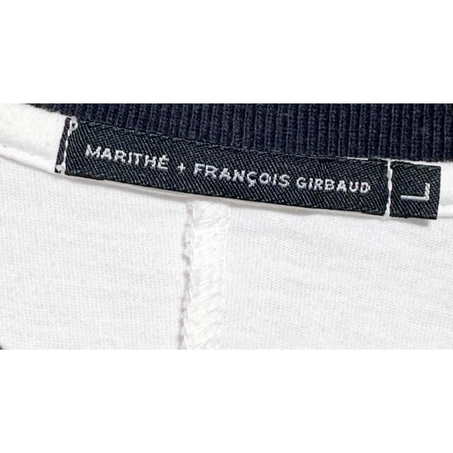 MARITHE + FRANCOIS GIRBAUD(マリテフランソワジルボー)の匿名発送　美品　マリテフランソワジルボー　ベルトモチーフポロシャツ　サイズL メンズのトップス(ポロシャツ)の商品写真
