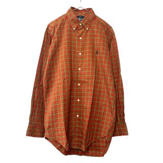 ラルフローレン(Ralph Lauren)のOLD古着 "Ralph Lauren" インパクト21 チェック柄ロングシャツ(シャツ)