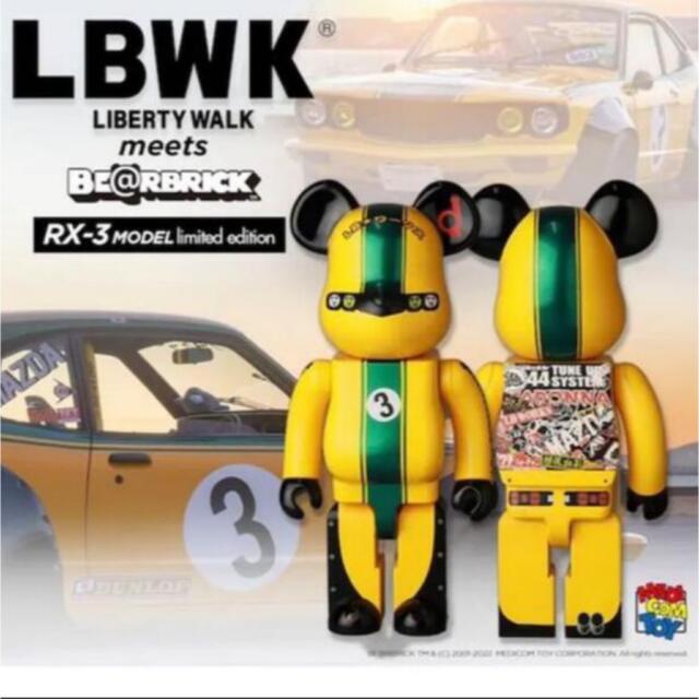 おもちゃ/ぬいぐるみLBWK 1000% ベアブリック be@rbrick