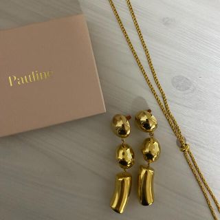 pauline ピアス　　ループタイ　ネックレス　set(ネックレス)