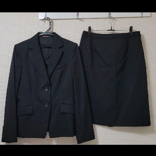 ハルヤマ(HARUYAMA)のスーツ レディース 2点セット 11号 13号 ブラック 黒(スーツ)