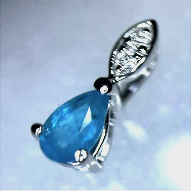 50%OFF パライバトルマリン 0.24ct ペンダントトップ ネックレス