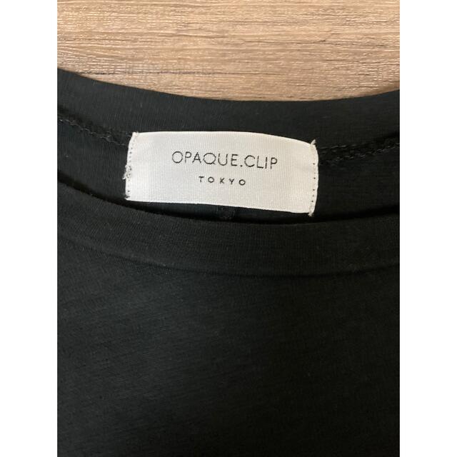 OPAQUE.CLIP(オペークドットクリップ)のオペークドットクリップ　カットソー【美品】 レディースのトップス(Tシャツ(半袖/袖なし))の商品写真