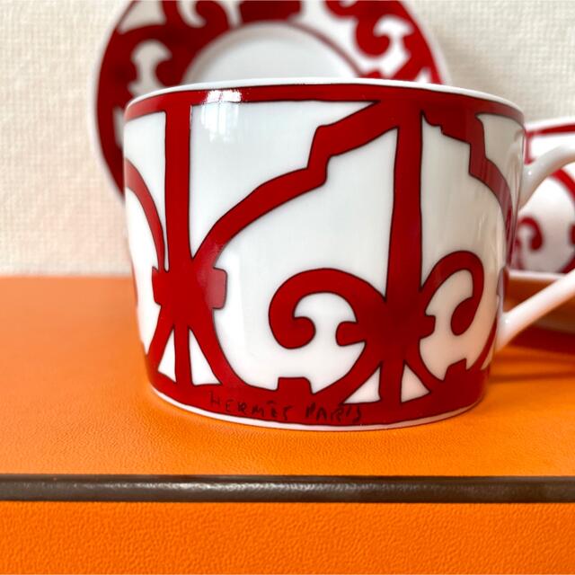 【新品 2客セット】エルメス ガダルキヴィール ティーカップ&ソーサー