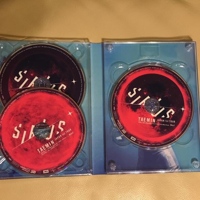 TAEMIN　Japan　1st　TOUR　～SIRIUS～（初回限定盤　DVD