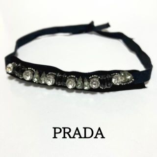 プラダ(PRADA)のPRADA プラダ ビジューチョーカー(ネックレス)