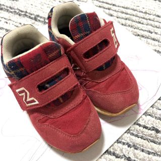 ニューバランス(New Balance)のニューバランス　赤チェック　15㎝(スニーカー)