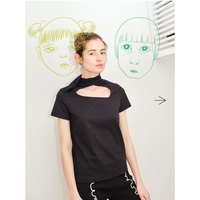 TOGA(トーガ)のsoduk ribbon t-shirt  レディースのトップス(Tシャツ(半袖/袖なし))の商品写真