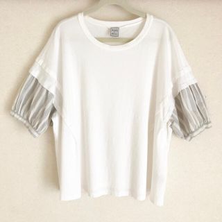 シャンブルドゥシャーム(chambre de charme)のchambre de charme 袖ボリュームTシャツ(Tシャツ(半袖/袖なし))