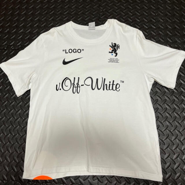 OFF WHITE NIKE FOOTBALL COLLECTION TEE S