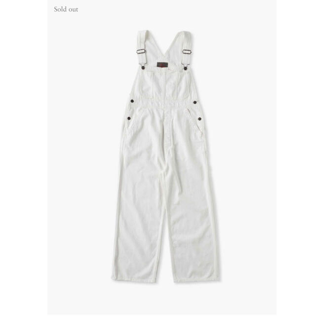 Ron Herman(ロンハーマン)のRH Vintage White Overall Ron Harman レディースのパンツ(サロペット/オーバーオール)の商品写真