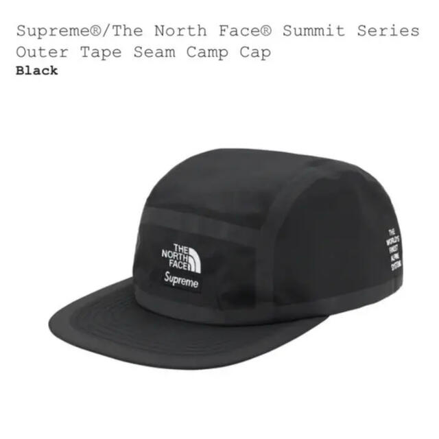 帽子Supreme North Face Camp Cap Black