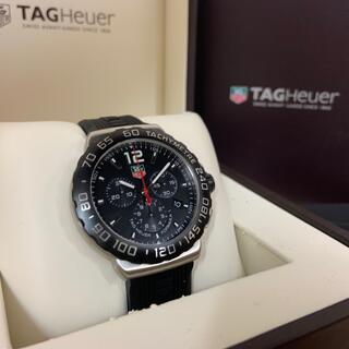 タグホイヤー(TAG Heuer)の美品 腕時計 タグホイヤー cau1110 フォーミュラ1 黒 ラバー クロノ(腕時計(アナログ))