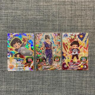 ドラゴンボールヒーローズ　美品孫悟飯SH・おまけパンSH2枚