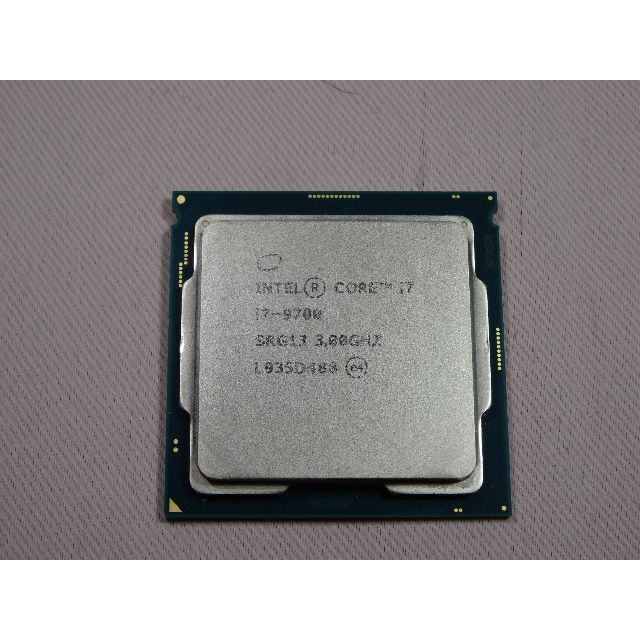 第9世代CPU　インテル　Core　I7-9700