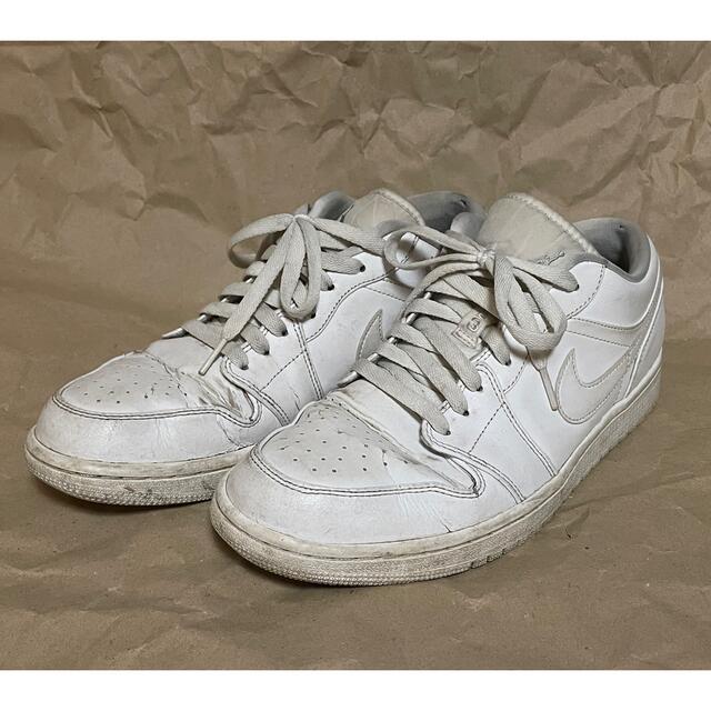 NIKE AIR JORDAN1 low White 27.5cm