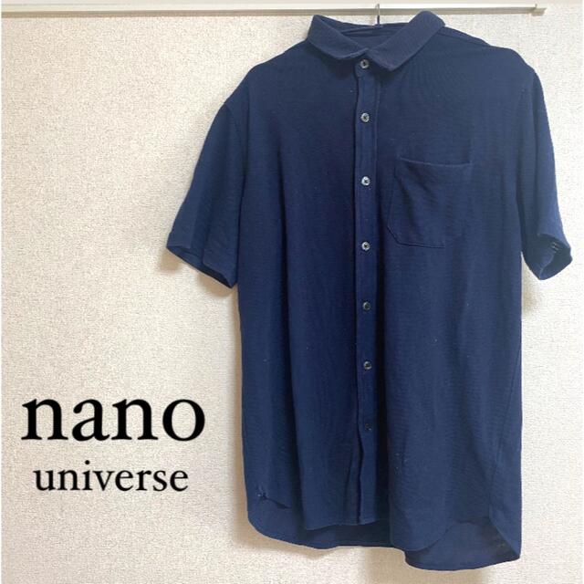 nano・universe(ナノユニバース)の【古着】nano universe ナノユニバース　メンズ　ポロシャツ　半袖　M メンズのトップス(ポロシャツ)の商品写真
