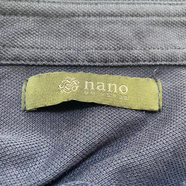 nano・universe(ナノユニバース)の【古着】nano universe ナノユニバース　メンズ　ポロシャツ　半袖　M メンズのトップス(ポロシャツ)の商品写真