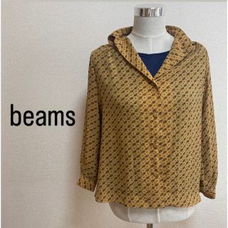 ビームス(BEAMS)の【古着】beams ビームス　レディース　シャツ　ブラウス　インナー付き　(シャツ/ブラウス(半袖/袖なし))