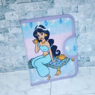 ディズニー(Disney)のジャスミン☆マルチケース☆母子手帳ケース ☆ビンテージシーツ ハンドメイド(母子手帳ケース)