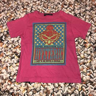 ヒステリックミニ(HYSTERIC MINI)の【100】ピンクのTシャツ(Tシャツ/カットソー)