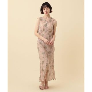 デイシー(deicy)の新品 ME COUTURE エンドレッシーセーラーカラードレス ピンクベージュ (ロングワンピース/マキシワンピース)