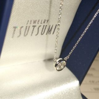 JEWELRY TSUTSUMI - 専用 ジュエリーツツミ プラチナ ネックレス 一粒 売れ済オンライン 美品 ネックレス ツツミ 0.62カラット ネックレス