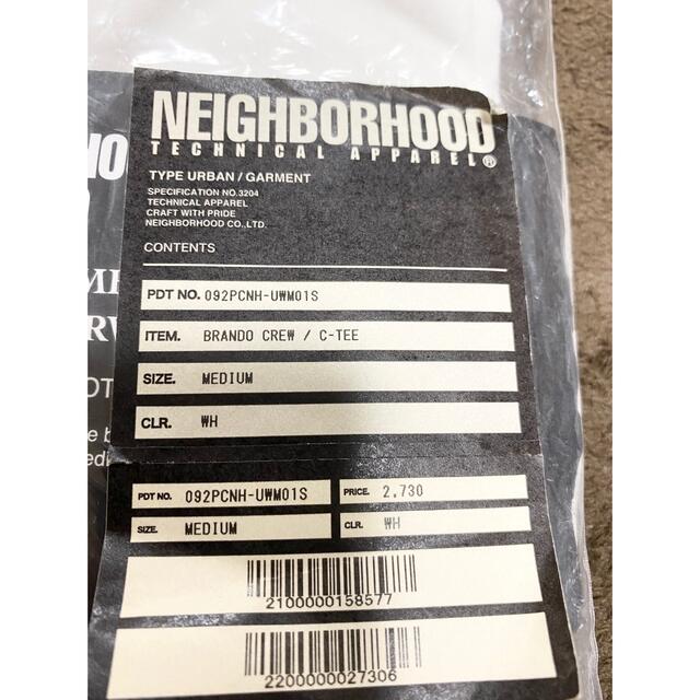 NEIGHBORHOOD(ネイバーフッド)の新品未使用　ネイバーフッド白T メンズのトップス(Tシャツ/カットソー(半袖/袖なし))の商品写真