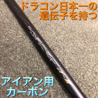サイズ変更オプション 【アイアン用6本】ドラコン日本一の遺伝子! ワークス Vスペック3 シャフト