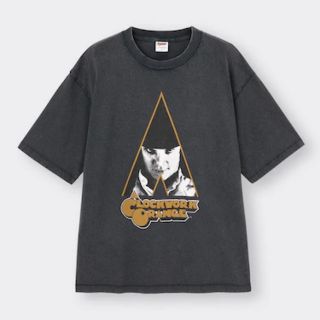 ジーユー(GU)のビッグ(5分袖)CLASSIC FILM(A CLOCKWORK ORANGE)(Tシャツ/カットソー(半袖/袖なし))