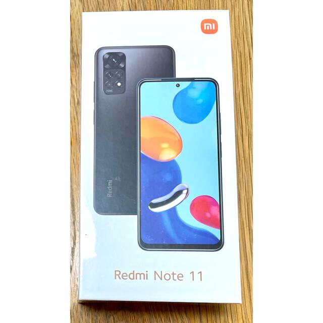 Redmi note 11 Graphite Gray 未開封