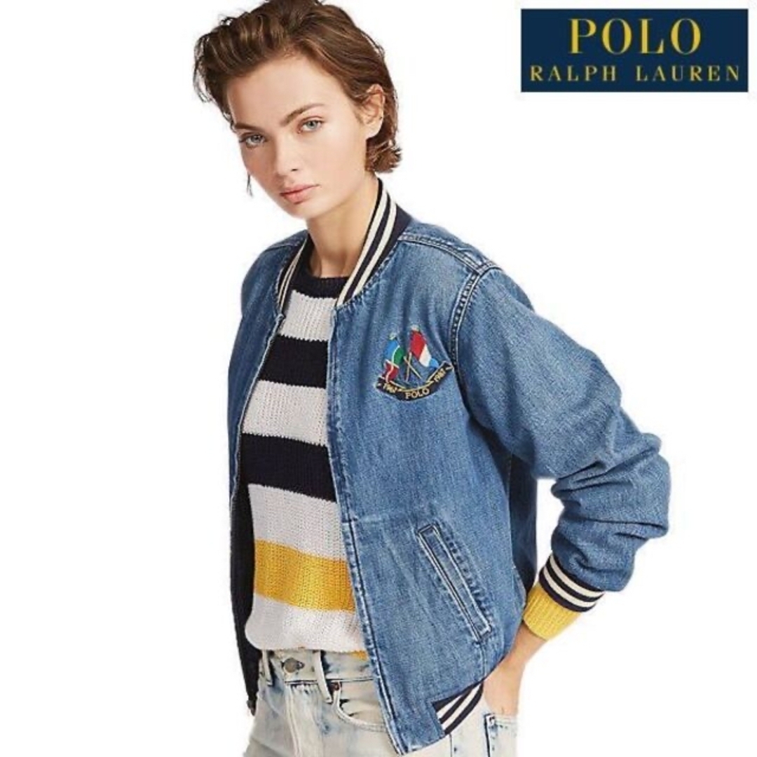 激レア! POLO ralphlauren ポロベア デニム ブルゾン M-