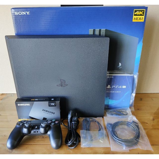 PS4 Pro 本体 CUH-7200B + SSD 1TB 換装済み