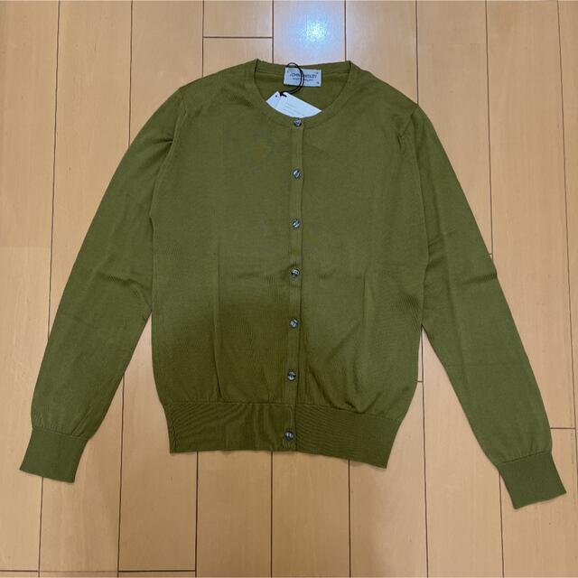 上品な JOHN SMEDLEY - SIMETO レディース 長袖クルーネックカーディガン カーディガン 上品な JOHN SMEDLEY - SIMETO レディース 長袖クルーネックカーディガン カーディガン