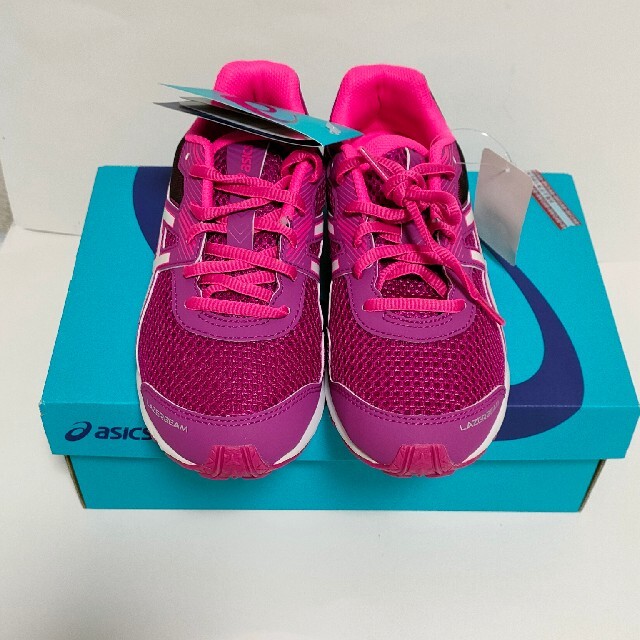 asics - 【未使用品】asics レーザービーム 22.0cm パープルホワイト