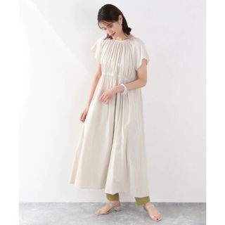 ローリーズファーム(LOWRYS FARM)の【美品】バックリボンコットンワンピース(ロングワンピース/マキシワンピース)