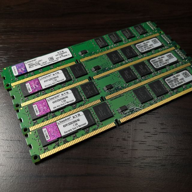 Kngston DDR3 4GB×4枚 16GB PC3-10600 1333