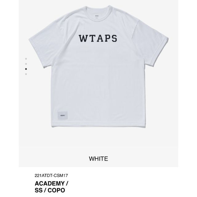 WHITE M 22SS WTAPS ACADEMY / SS / COPO