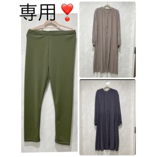 専用❣️ レギンス１点　ロングワンピース　2点(レギンス/スパッツ)