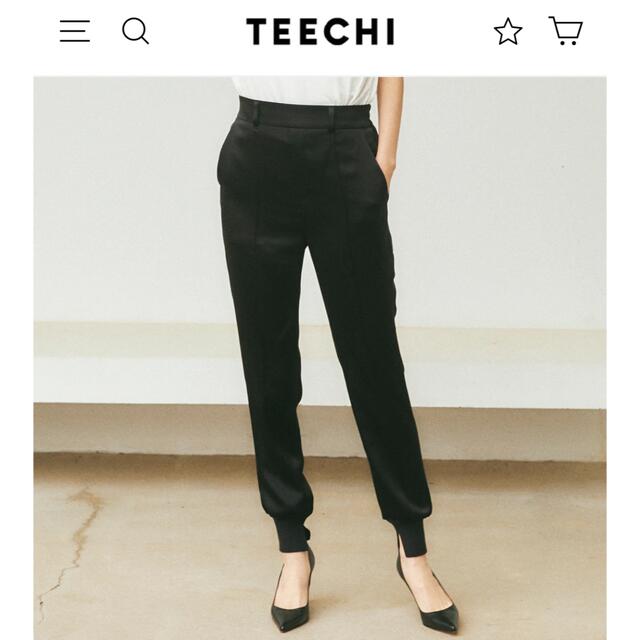 TEECHI フェアウェイパンツ　ダブルサテンジョガー レディースのパンツ(サルエルパンツ)の商品写真