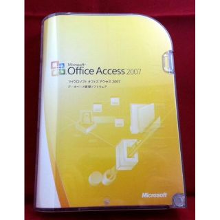 マイクロソフト(Microsoft)の正規●Microsoft Office Acces 2007アクセス●製品版(その他)