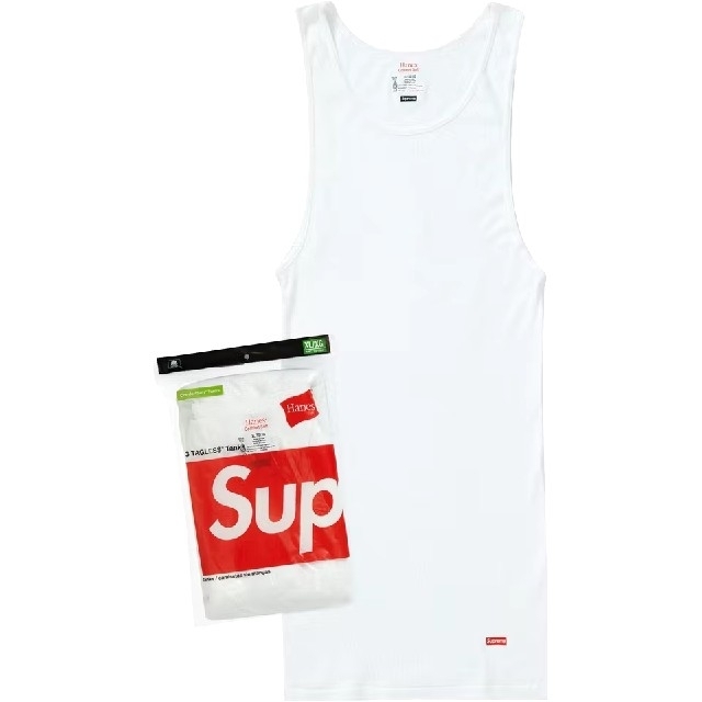 Supreme(シュプリーム)のSupreme Hanes Tagless Tank Tops L2枚 メンズのトップス(タンクトップ)の商品写真