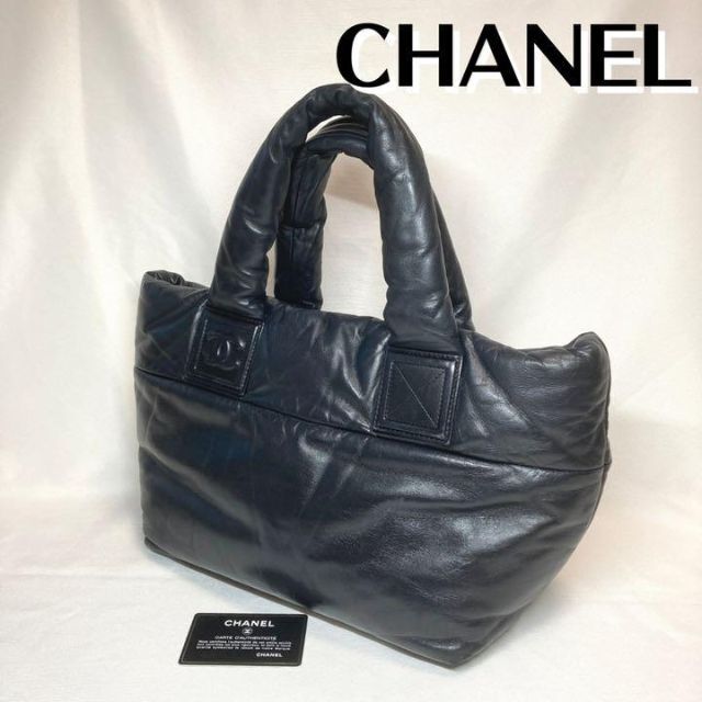 第一ネット CHANEL - 黒 オールレザー トートバッグ ラムスキン 第一ネット CHANEL - 黒 オールレザー トートバッグ ラムスキン