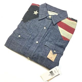 デニムアンドサプライラルフローレン(Denim & Supply Ralph Lauren)の★ラスト一枚★新品正規 デッド Ｍ デニムアンドサプライ フラッグ 半袖シャツ(シャツ)