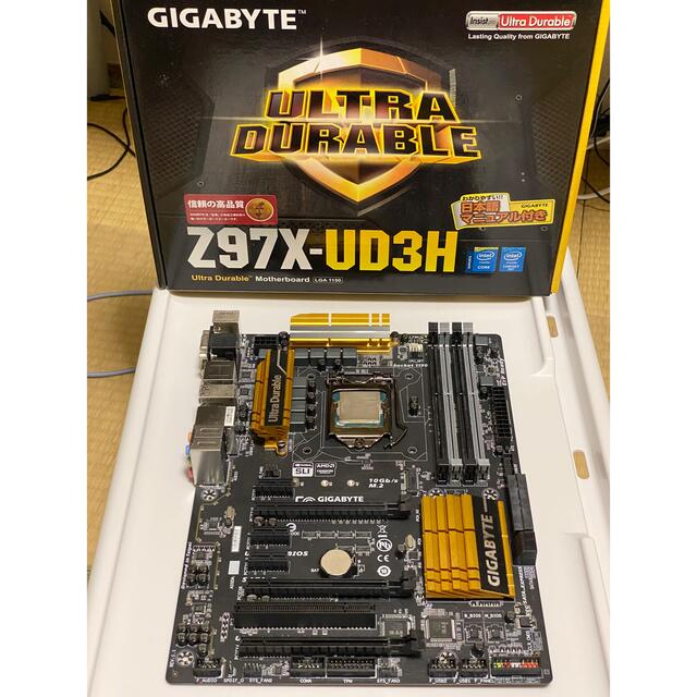 GIGABYTE マザーボード GA-Z97X-UD3H LGA1150PC/タブレット