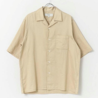 アーバンリサーチロッソ(URBAN RESEARCH ROSSO)のオープンカラーシャツ　イエロー　黄色　5分丈(シャツ)