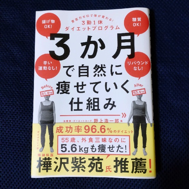 ３か月で自然に痩せていく仕組み 意志力ゼロで体が変わる！３勤１休ダイエットプログ エンタメ/ホビーの雑誌(結婚/出産/子育て)の商品写真